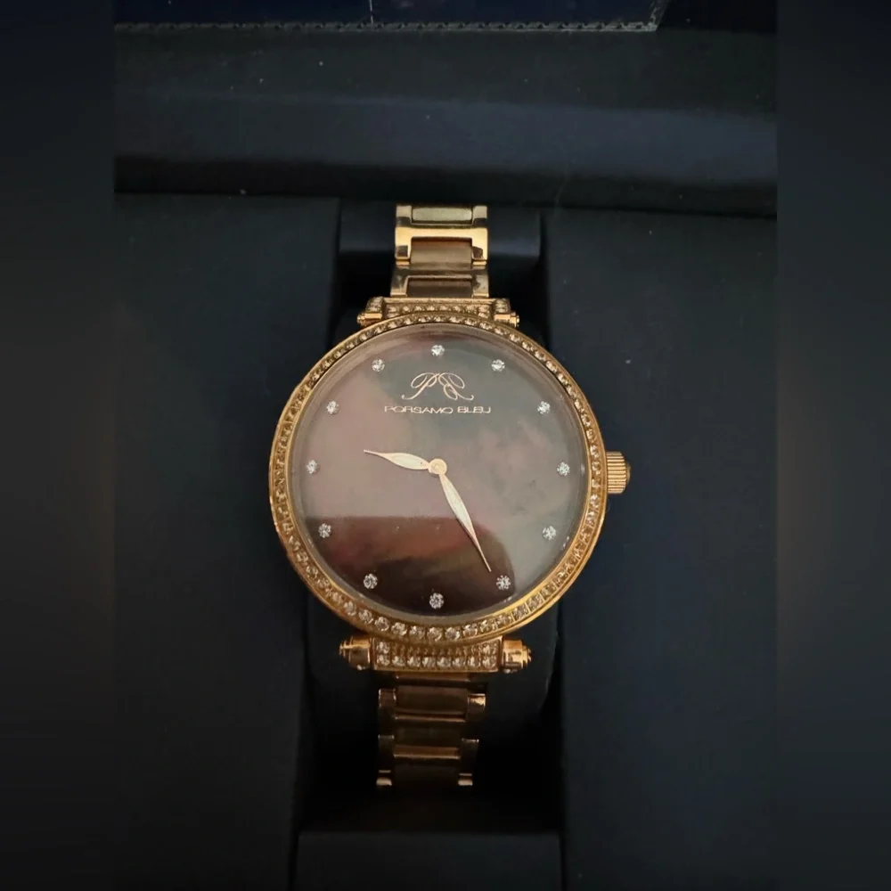 NIB Porsamo Bleu Chantal Topaz Watch